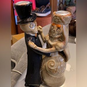 Yankee Candle Halloween The Dancing Couple Candle Holder